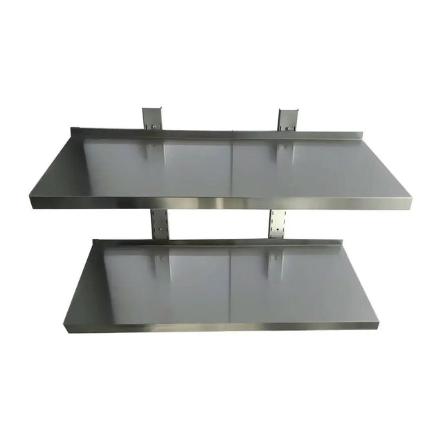 EASYLINE Wandbord 300 inkl. Konsolen zur Wandbefestigung / 2 Etagen - Gastro-Bedarf24 GmbH