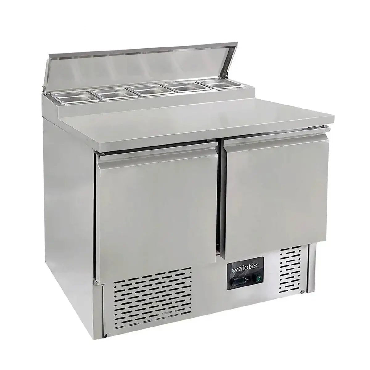 EASYLINE Zubereitungstisch Mini 700 / 2-fach für 5x GN 1/6 - Gastro-Bedarf24 GmbH