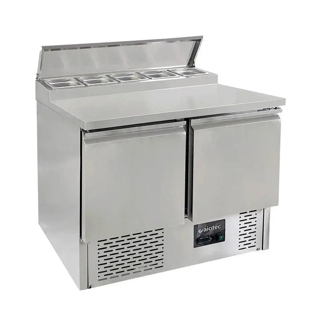 EASYLINE Zubereitungstisch Mini 700 / 2-fach für 5x GN 1/6 - Gastro-Bedarf24 GmbH