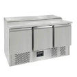EASYLINE Zubereitungstisch Mini 700 / 3-fach für 8x GN 1/6 - Gastro-Bedarf24 GmbH