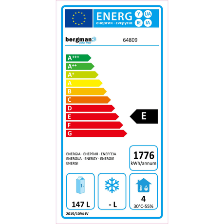 ECO Mini Kühltisch mit 1 Tür und 2 Schubladen - 230V - Gastro - Bedarf24