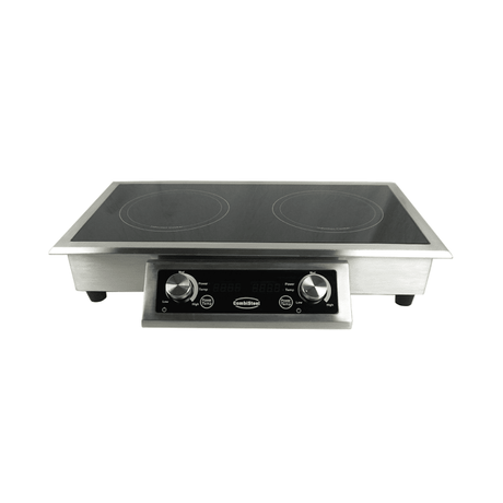Einbau Induktionsherd 2 Zonen - 712x382x115 mm - 7 kW - Gastro-Bedarf24 GmbH