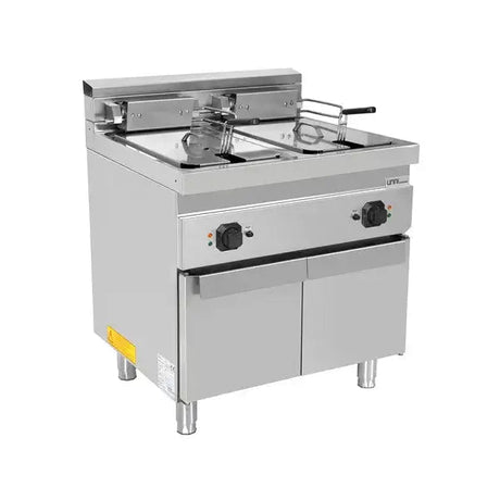 Elektrische Fritteuse 2x16L – 2×14.2kW (Hochleistung) - Gastro-Bedarf24 GmbH