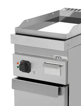Elektrische Grillplatte - 400x700x850/900 mm - Chrome - 4,5 kW - Gastro-Bedarf24 GmbH