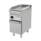 Elektrische Grillplatte - 400x700x850/900 mm - Glatt - 4,5 kW - Gastro-Bedarf24 GmbH