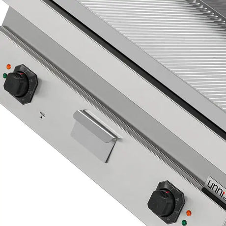 Elektrische Grillplatte - 800x700x300 mm - gerillt - 9 kW - Gastro-Bedarf24 GmbH