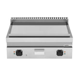 Elektrische Grillplatte - 800x700x350 mm – Chrom - 9 kW - Gastro-Bedarf24 GmbH