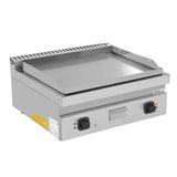 Elektrische Grillplatte - 800x700x350 mm – Glatt - 9 kW - Gastro-Bedarf24 GmbH