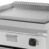 Elektrische Grillplatte - 800x700x850/900 mm - Glatt - 9 kW - Gastro-Bedarf24 GmbH