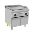 Elektrische Grillplatte - 800x700x850/900 mm - Glatt - 9 kW - Gastro-Bedarf24 GmbH