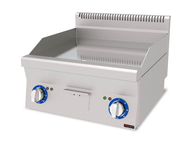 Elektro Bratplatte Hardchrome / Glatt / 6 kW / Premium Serie 600
