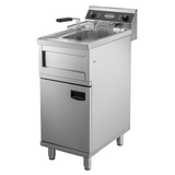 Elektro Fritteuse - 12 Liter - 400x700x850 mm - 6 kW - Gastro-Bedarf24 GmbH