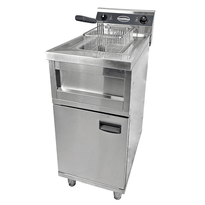 Elektro Fritteuse - 12 Liter - 400x700x950 mm - 9 kW - Gastro-Bedarf24 GmbH