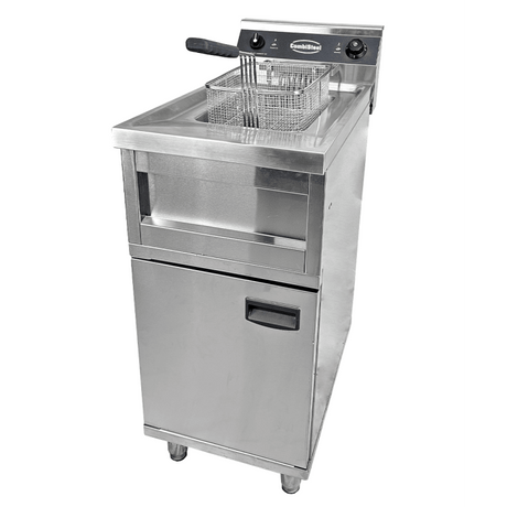 Elektro Fritteuse - 12 Liter - 400x700x950 mm - 9 kW - Gastro-Bedarf24 GmbH