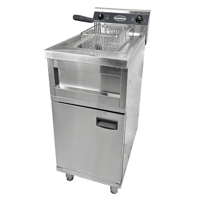 Elektro Fritteuse - 12 Liter - 400x700x950 mm - 9 kW - Gastro-Bedarf24 GmbH