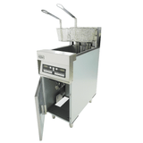 Elektro Fritteuse - 25 Liter - 400x800x1180 mm - 18 kW - Gastro-Bedarf24 GmbH