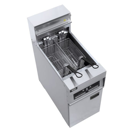 Elektro Fritteuse - 25 Liter - 400x800x1180 mm - 18 kW - Gastro-Bedarf24 GmbH