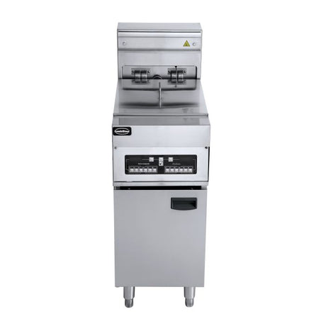 Elektro Fritteuse - 2x12,5 Liter - 400x800x1180 mm - 18 kW - Gastro-Bedarf24 GmbH