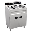 Elektro Fritteuse - 2x9 Liter - 695x530x970 mm - 6,6 kW - Gastro-Bedarf24 GmbH