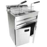 Elektro Fritteuse - 2x9 Liter - 695x530x970 mm - 6,6 kW - Gastro-Bedarf24 GmbH