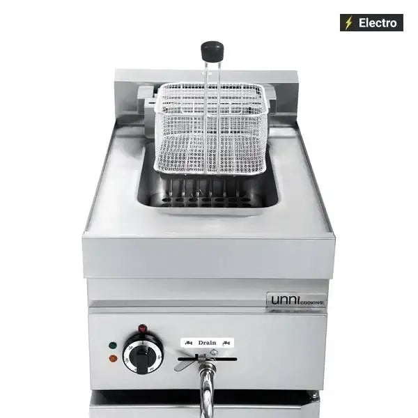 Elektro-Fritteuse 650 - 10 Liter - 400x650x320 mm - 7,5 kW - Gastro-Bedarf24 GmbH