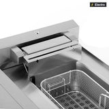 Elektro-Fritteuse 650 - 10 Liter - 400x650x320 mm - 7,5 kW - Gastro-Bedarf24 GmbH