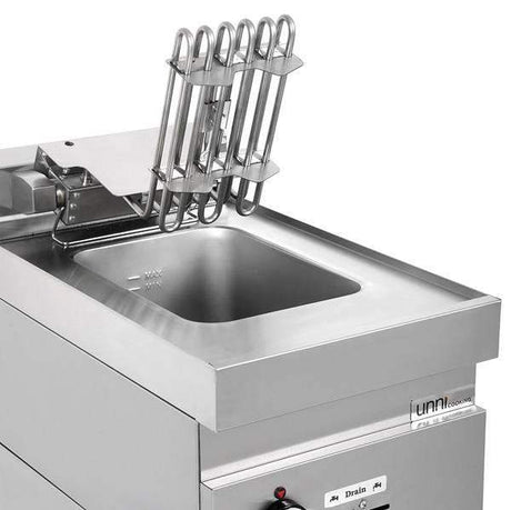 Elektro-Fritteuse 650 - 10 Liter - 400x650x320 mm - 7,5 kW - Gastro-Bedarf24 GmbH