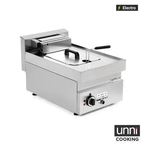 Elektro-Fritteuse 650 - 10 Liter - 400x650x320 mm - 7,5 kW - Gastro-Bedarf24 GmbH