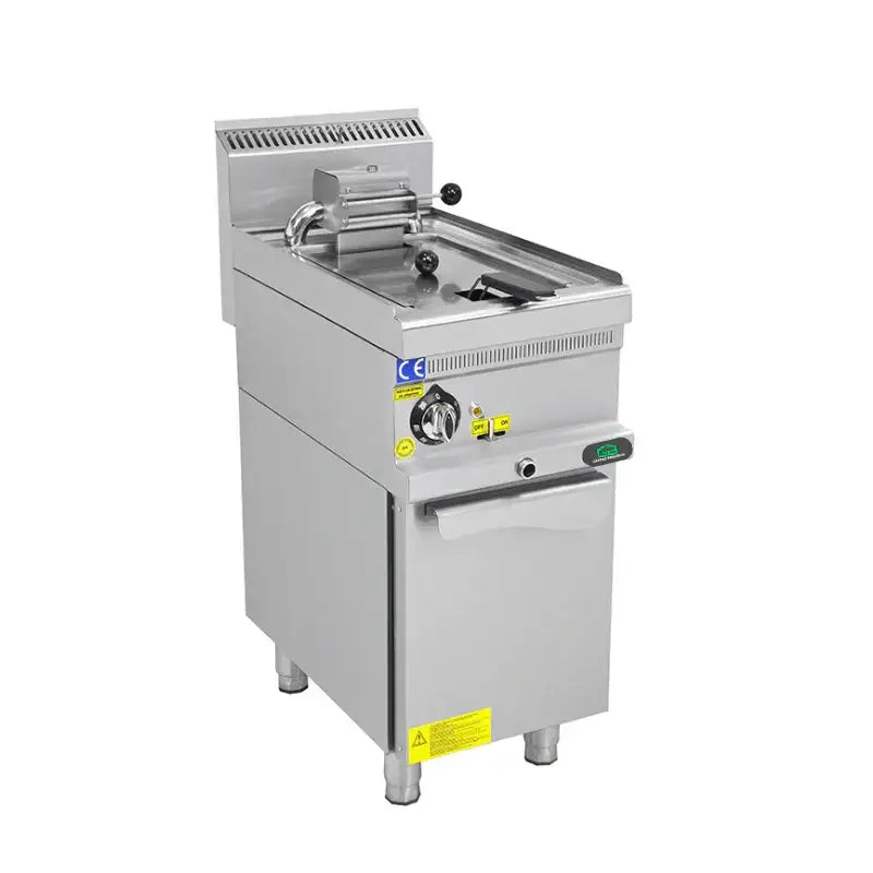 Professioneller Edelstahl-Fritteuse für Gastronomie mit CE-Zertifikat und Bedienelementen