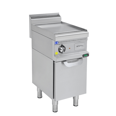 Elektro - Grillplatte 700 - 5,5 kW - Gastro - Bedarf24