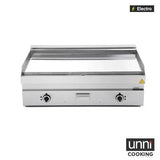 Elektro-Grillplatte - Chrom - 1100x650x320 mm - 13,5 kW - Gastro-Bedarf24 GmbH