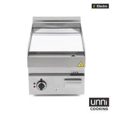Elektro-Grillplatte - Chrom - 400x650x320 mm - 4,5 kW - Gastro-Bedarf24 GmbH