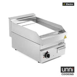 Elektro-Grillplatte - Chrom - 400x650x320 mm - 4,5 kW - Gastro-Bedarf24 GmbH