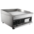 Elektro-Grillplatte - Chrom - 500x520x310 mm - 3 kW - Gastro-Bedarf24 GmbH