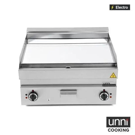 Elektro-Grillplatte - Chrom - 700x650x320 mm - 9 kW - Gastro-Bedarf24 GmbH