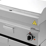 Elektro-Grillplatte - Chrom - 700x650x320 mm - 9 kW - Gastro-Bedarf24 GmbH