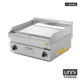 Elektro-Grillplatte - Chrom - 700x650x320 mm - 9 kW - Gastro-Bedarf24 GmbH