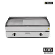 Elektro-Grillplatte - Geriffelt 1/3 – 1100x650x320 mm - 13,5 kW - Gastro-Bedarf24 GmbH