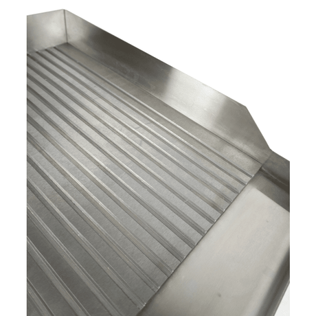 Elektro-Grillplatte - Gerillt - 360x450x220 mm - 2 kW - Gastro-Bedarf24 GmbH