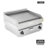 Elektro-Grillplatte - Glatt - 700x650x320 mm - 9 kW - Gastro-Bedarf24 GmbH