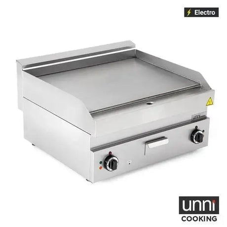 Elektro-Grillplatte - Glatt - 700x650x320 mm - 9 kW - Gastro-Bedarf24 GmbH