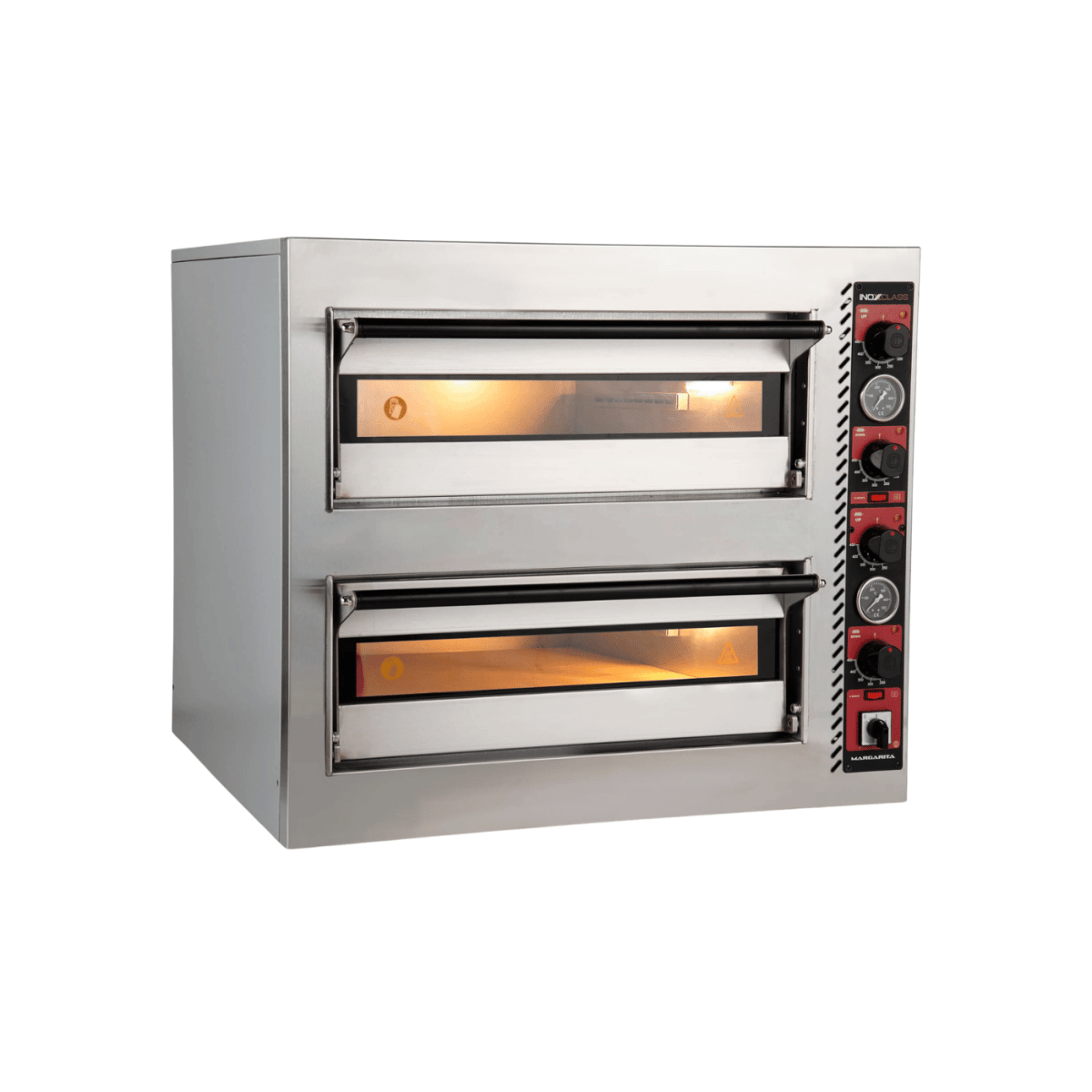 Elektro Pizzaofen Analog - 4 +4 x 30 cm - Gastro-Bedarf24 GmbH