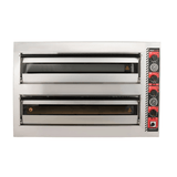 Elektro Pizzaofen Analog - 6 + 6 x 30 cm - Gastro-Bedarf24 GmbH