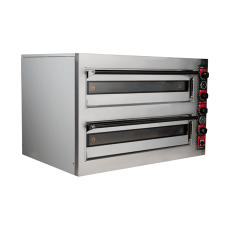 Elektro Pizzaofen Analog - 6 + 6 x 30 cm - Gastro-Bedarf24 GmbH
