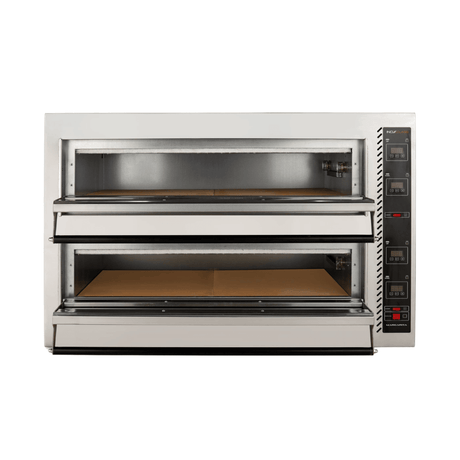 Elektro Pizzaofen Digital - 6 + 6 x 30 cm - Gastro-Bedarf24 GmbH