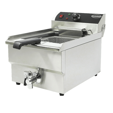 Elektro Tischfritteuse - 10 Liter - 340x560x380 mm - 5 kW - Gastro-Bedarf24 GmbH