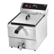 Elektro Tischfritteuse - 10 Liter - 340x560x380 mm - 5 kW - Gastro-Bedarf24 GmbH