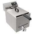 Elektro Tischfritteuse - 1x8 Liter - 305x545x405 mm - 3 kW - Gastro-Bedarf24 GmbH