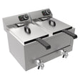 Elektro Tischfritteuse - 2x8 Liter - 620x545x405 mm - 6 kW - Gastro-Bedarf24 GmbH
