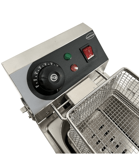 Elektro Tischfritteuse - 4 Liter - 190x540x330 mm - 2 kW - Gastro-Bedarf24 GmbH